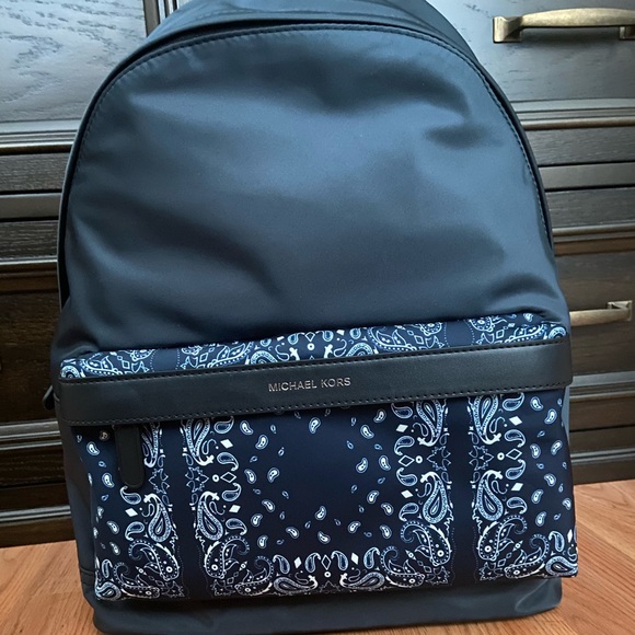 bandana print backpack